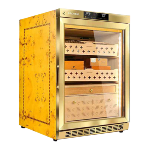 Raching MON800A elektrischer Humidorschrank gold