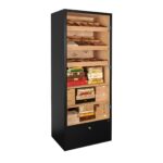 Adorini Primo Cabinet Schwarz – Humidor-Schrank (2.800 Zigarren)